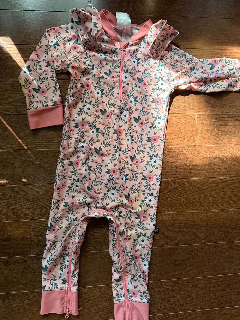 Huckleberry 2T girly sunsuit Floral